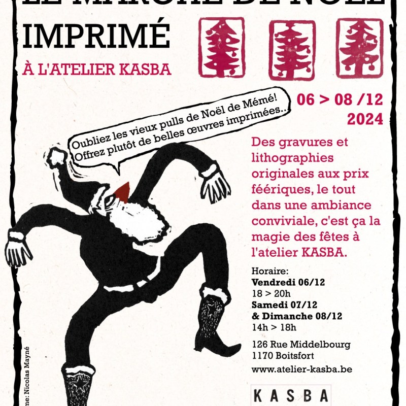 Le Marché de Noël&nbsp;Imprimé